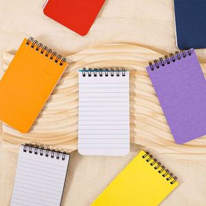 Cute Handmade Customized Stationery Notebooks <b>Journal</b> Colorful Spiral PU Leather Hardcover A4 Size Daily Note Students Custom - Product Image 3