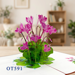 Tarjetas de Regalo Pop-Up 3D Hechas a Mano con Papel Artístico, para Bodas Vietnamitas, Año Nuevo Chino, Acción de Gracias, Día de San Valentín y Otras Festividades - Product Image 1
