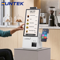 SUNTEK - Terminal Punto de Venta Inteligente para Comercio Minorista, Quiosco de Autoservicio de Escritorio de 15.6 Pulgadas, Solo Hardware con Sistema Operativo Windows y Android, con SDK Gratuito para ISV