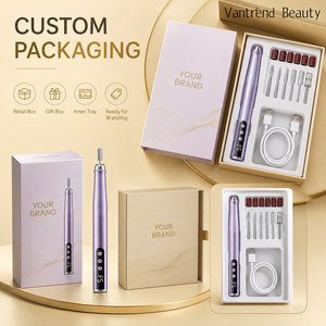 Vantrend Professional Practice Skintific Gel 11 Shock Silicone Nail Drill Pen Shape 5-Speed Electric Nail File Kit Nail Brush - Product Image 1