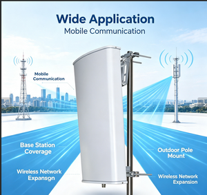 Antena de Estación Base para Exteriores <span class=keywords><strong>Aurara</strong></span> Yu DP01 4G 5G, Panel Sectorial, 806-3800MHz, Polarización Simple, Alta Ganancia, Protección IP67, Celular - Product Image 4