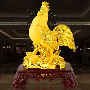 Grosir Ayam Jantan Dekoratif Resin Dalam Berbagai Warna - Product Image 2