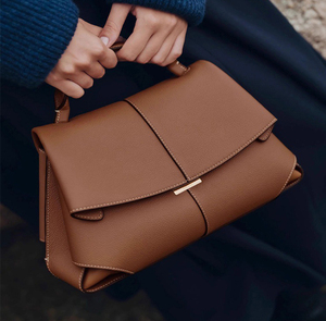 Bolsos de Mujer Personalizados, <span class=keywords><strong>Bolso</strong></span> Smile, Piel Vacuna Plegada, <span class=keywords><strong>Bolso</strong></span> de Mano de Moda, Gran Capacidad, <span class=keywords><strong>Bolso</strong></span> Bandolera de un Solo Hombro para Mujer - Product Image 1