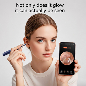 Kit de nettoyage d'oreilles <span class=keywords><strong>avec</strong></span> caméra <span class=keywords><strong>otoscope</strong></span> visible, outil d'élimination du cérumen et <span class=keywords><strong>pince</strong></span> à cérumen, <span class=keywords><strong>avec</strong></span> étui de rangement - Product Image 4