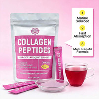 Collagène Marin en Poudre en Sachet – Soutien Cheveux, Peau, Ongles et Articulations – Complément Alimentaire – OEM ODM Marque Privée Vente en Gros