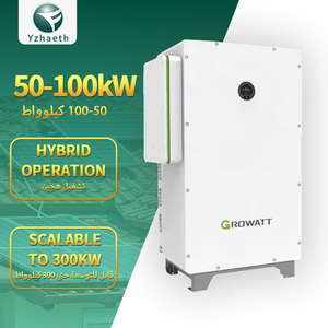 Growatt được xây dựng trong UPS tốt nhất tích hợp Pin và biến tần cho năng lượng mặt trời hệ thống bảng điều khiển 50kw 100 kW năng lượng mặt trời biến tần lai - Product Image 1