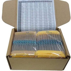 3120 Uds 156 valores unidad eléctrica potencia Metal película resistencia Kit 1R 10M tolerancia surtido conjunto tipo interfaz Metal película resistencia - Product Image 4