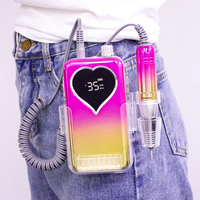 Lime Électrique Professionnelle Sans Fil, Perceuse à Ongles Électronique, Machine à Manucure, Polisseuse Outils, Marque Privée Personnalisée 35000 tr/min