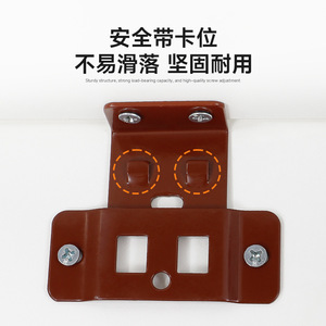 Shengshimingxin Support d'angle fixe deux-en-un en fer, petites et grandes tailles, pour connexion de meubles, armoires et étagères - Product Image 4