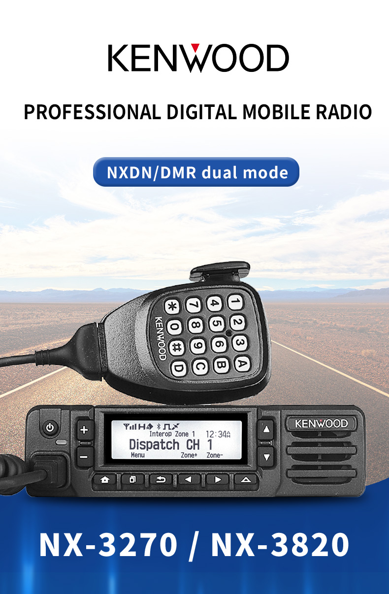 Kenwood NX3820 - Multi-Protocol Digital and Analog Radios