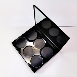 อายแชโดว์เปล่าขนาด37มม. 6สีอายแชโดว์สีดำขนาดกะทัดรัด - Product Image 1