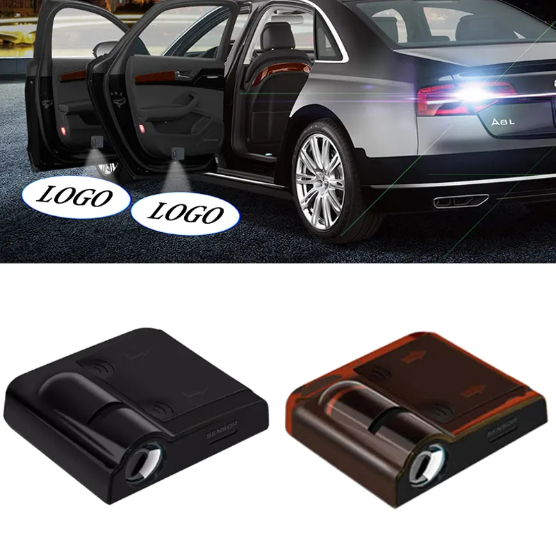 Car Interior Led Light Wireless Car lamp Auto Led Door Warning Light Welcome Lamp Car Door Shadow Logo Projector Light