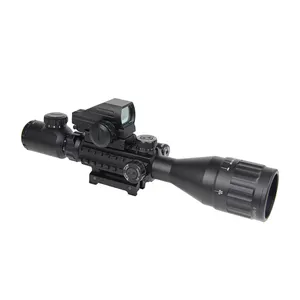Custom Scope Combo 4-16x50EG Dual Illuminated Scope + Sight 4 Reticle Red/green Dot And Red Laser Sight With 20mm Mount