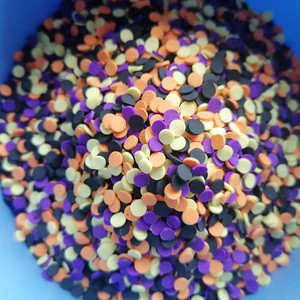 1KG 5MM Non Comestible, Fournitures pour Slime, Tranches de Pâte Polymère, Confettis Ronds, Points, Éclats de Pâte Polymère - Product Image 2