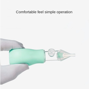 Aspirador <span class=keywords><strong>Nasal</strong></span> antirreflujo para bebé Tipo de presión de la mano Clip limpiador de excrementos nasales para obstrucción <span class=keywords><strong>Nasal</strong></span> Suministros para bebés - Product Image 3