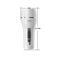 Coupe de masturbation à double moteur vibrant, avec ventouse et clic, pour hommes, simulation vaginale, jouet sexuel