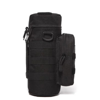 Sac à bouteille d'eau tactique d'extérieur, multi-usages, protection de bouteille de gaz, camping, randonnée, cyclisme, pêche, sac à bouteille d'eau en nylon