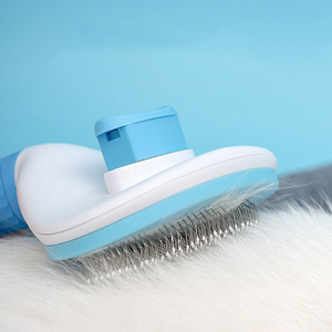 Brosse à poils pour chien, peigne de toilettage et d'entretien, peigne en acier inoxydable pour chiens à poils longs, accessoires de nettoyage pour animaux de compagnie - Product Image 2