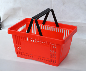 29L pequeño <span class=keywords><strong>supermercado</strong></span> cesta de <span class=keywords><strong>la</strong></span> compra de plástico con mango de <span class=keywords><strong>la</strong></span> cesta de compras Mini <span class=keywords><strong>supermercado</strong></span> carritos de compras - Product Image 2