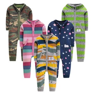 Personnalisation d'usine combinaison en laine hiver <span class=keywords><strong>polaire</strong></span> barboteuse pour nouveau-né vêtements de nuit fermeture éclair bébé pyjamas pour garçon ou fille - Product Image 1