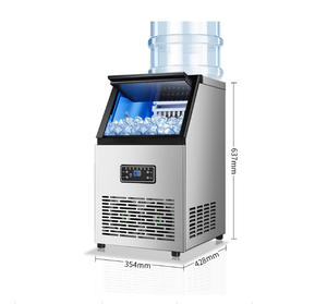เครื่องทำน้ำแข็งเชิงพาณิชย์เครื่องทำน้ำแข็งอัตโนมัติ GK60 133ปอนด์/24hrs สำหรับร้านชานม - Product Image 2