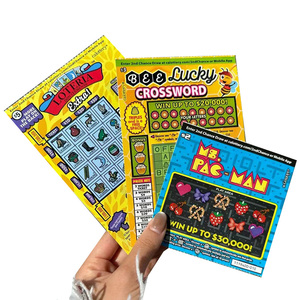 Giấy tùy chỉnh in hai mặt Cào thẻ Xổ Số vé cào vé Xổ Số - Product Image 2