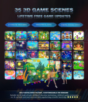 Jeu de Projection Murale Interactive Smash Ball pour Enfants - 35 Jeux Inclus