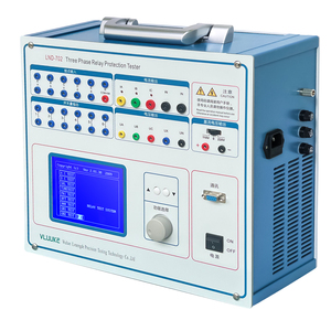 VLUUKE LND702 Probador de protección de relé de microordenador electrónico Pantalla LCD Prueba de relé de inyección de corriente secundaria trifásica - Product Image 1