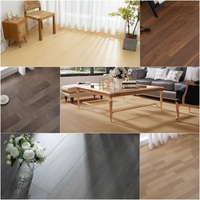 Panneau de plancher européen moderne en bois d'ingénierie à trois couches lisses de 14mm en bois massif de teck de chêne résistant à l'usure pour une utilisation en intérieur