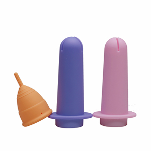 Nouvel <span class=keywords><strong>applicateur</strong></span> de coupe <span class=keywords><strong>menstruelle</strong></span> en silicone – Insert pour coupe <span class=keywords><strong>menstruelle</strong></span> - Product Image 2