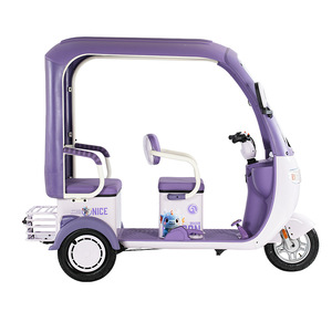 รถสามล้อไฟฟ้า 48V 11-20 กม./ชม. มีหลังคา ใช้ได้ทั้งบรรทุกคนและสินค้า เหมาะสำหรับเด็กและผู้สูงอายุ - Product Image 1