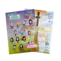 Classeur en plastique de taille A1 Classeur de documents en plastique Classeur à anneaux Classeur de fichiers A4 Transparent avec logo