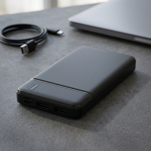 Power Bank ad Alta Capacità 10000mAh Realizzato con Plastica Riciclata Presa Standard Giapponese - Product Image 2