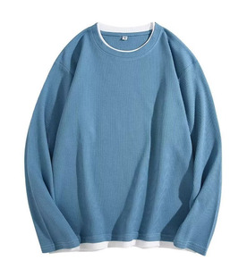 Jersey de talla grande para hombre a la moda tejido de punto estampado a la moda para ropa informal de primavera y otoño - Product Image 4
