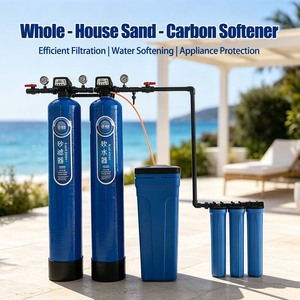 Système de filtration d'eau domestique double, équipement de pré-filtrage pour l'élimination du sable, des sédiments et des impuretés - Product Image 5