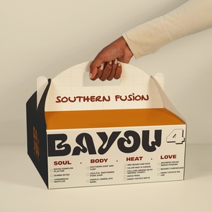 Scatola Personalizzata Stile Ins <span class=keywords><strong>per</strong></span> Asporto, Confezione <span class=keywords><strong>per</strong></span> Dolci, Torte, Ciambelle, Biscotti e Dessert con Manico - Product Image 4