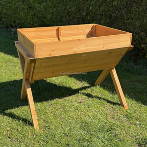 <span class=keywords><strong>Potager</strong></span> <span class=keywords><strong>surélevé</strong></span> en <span class=keywords><strong>bois</strong></span> de sapin massif <span class=keywords><strong>pour</strong></span> la plantation en extérieur de légumes, d'herbes et de fleurs - Product Image 5