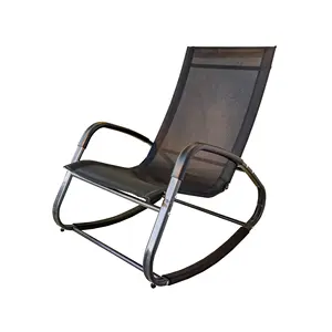 MOJIA örnek metal sallanan sandalye ile repatio mesh kapalı veranda balkon sundurma için sallanan sandalye kumaş Rocker