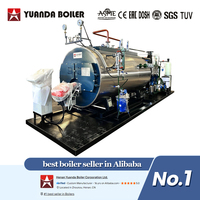Caldera de Vapor a Gas LPG/Diésel WNS1.5-1.25-Y(Q) de 1.5 T/h para la Industria Láctea