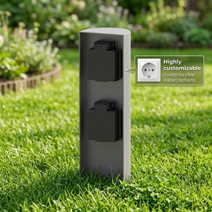 Lampada <span class=keywords><strong>da</strong></span> Giardino a LED in Alluminio con Presa, Classificazione IP44, Alimentazione AC, per Installazione Domestica e Progetti - Product Image 2