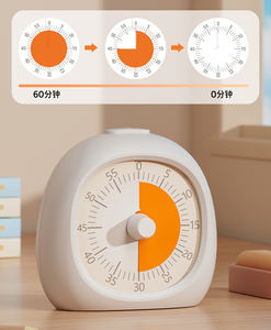 Minuteur visuel rotatif pour adultes et adolescents - Minuteries pour les enseignants en classe, compte à rebours de 60 minutes, outil d'étude pour la maison et l'école - Product Image 4