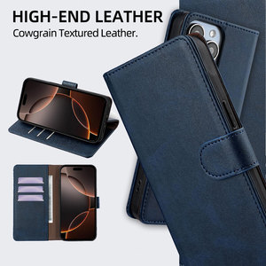 Étui portefeuille magnétique avec porte-cartes et support pour iPhone 17 <span class=keywords><strong>Pro</strong></span> Max 17 <span class=keywords><strong>Pro</strong></span> 17 – Housse en cuir PU personnalisée en gros - Product Image 2