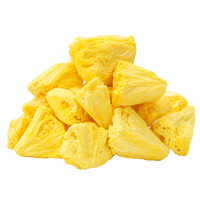 KOSHER HALAL CERTIFICAAT 100% Natuurlijke Zoete Gefreeze-droogde Ananas ODM OEM Smaakverpakking Snack Voedsel