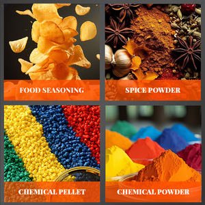 เครื่องตีกลองอัตโนมัติขนาดเล็กทำจากสแตนเลสสตีลสำหรับทำเมล็ดถั่วโป๊ยกั๊กมันฝรั่งขนมขบเคี้ยวอุปกรณ์แต่งกลิ่นชา - Product Image 5