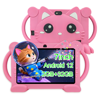 Tablette éducative pour enfants de 7 pouces avec Android 12 IPS 1024x600 MTK Quad Core 3000mah 2 Go de mémoire Nouveau produit électronique avec WiFi