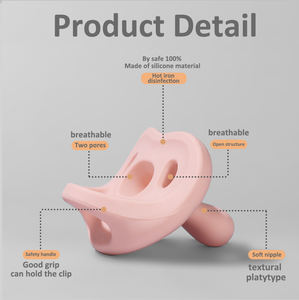 Chupete personalizado sin BPA <span class=keywords><strong>para</strong></span> recién nacidos, chupete <span class=keywords><strong>de</strong></span> silicona <span class=keywords><strong>de</strong></span> grado alimenticio <span class=keywords><strong>para</strong></span> bebés, chupete <span class=keywords><strong>para</strong></span> bebés, cómodo ortodoncia - Product Image 3