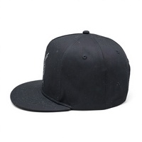 Casquette de baseball vintage à 6 panneaux avec fermeture snapback en tissu Oxford à pois léopard