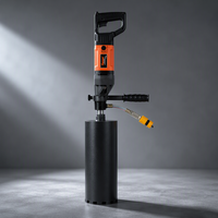 Machine de forage diamantée puissante avec moteur durable, pour le perçage de trous de climatisation et d'alimentation en eau dans les murs de bâtiments