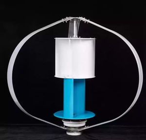 Новый дизайн, небольшая ветряная турбина для дома, модель Q, роторные лопасти, вертикальная ось, Турбинный генератор - Product Image 6