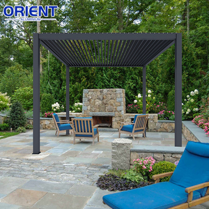 <span class=keywords><strong>Pergola</strong></span> motorisée à <span class=keywords><strong>lames</strong></span> en aluminium pour jardin, terrasse et extérieur - Product Image 5